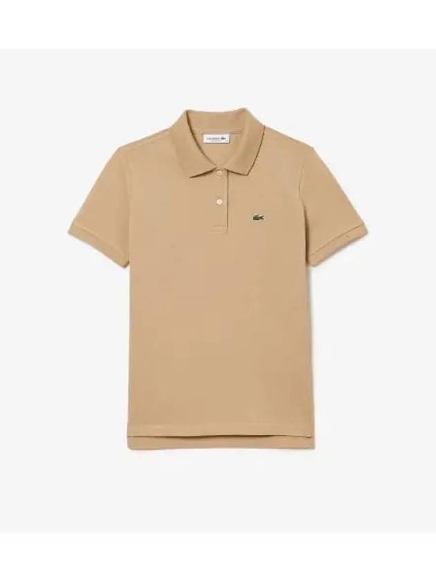 Women s 2 button regular fit polo shirt beige - LACOSTE - BALAAN 1