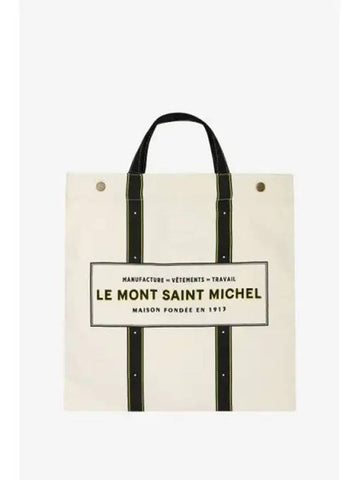 LE MONT ST MICHEL ARLINA PRINTED TOTE Black - LE MONDE BERYL - BALAAN 1