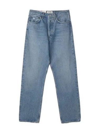 A Goldie high rise loose fit denim pants blue - AGOLDE - BALAAN 1