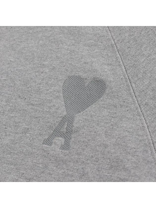 Big Heart Logo Sweatshirt Grey - AMI - BALAAN 6