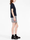 Festive Jersey Button Hector Short Sleeve T Shirt Navy - THOM BROWNE - BALAAN 5