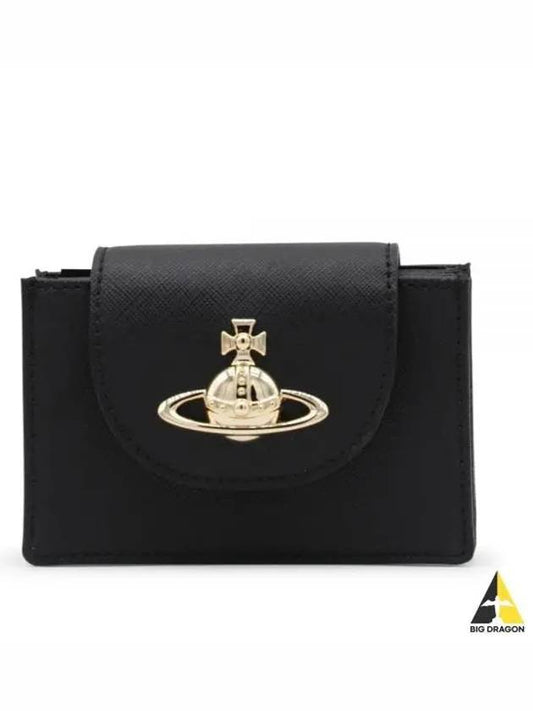 FLAP CARD HOLDER 5402000AW S000B N402 Wrap - VIVIENNE WESTWOOD - BALAAN 1