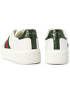 Women's Leather Low Top Sneakers White - GUCCI - BALAAN 7