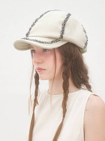 Fringe Soft Casquette Ivory - BROWN HAT - BALAAN 1