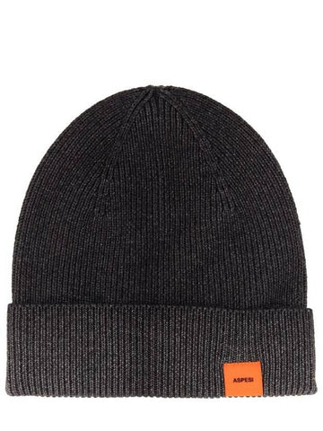 Aspesi Beanie Hat With Logo - ASPESI - BALAAN 1