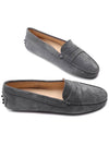 Gommino Suede Driving Shoes Dark Grey - TOD'S - BALAAN 6