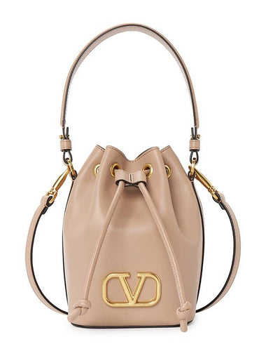 V Logo Signature Women s Bucket Bag P0Z44VNL GF9 - VALENTINO - BALAAN 1