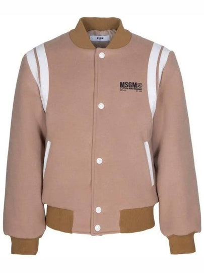 Kids Women s Signature Logo Bomber Jacket MS029243 924 - MSGM - BALAAN 2