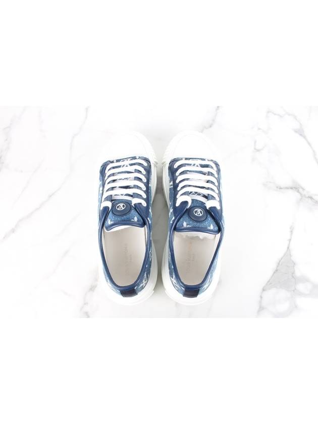 LV denim squad sneakers 42 270 - LOUIS VUITTON - BALAAN 8