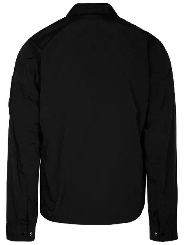 Chrome-R Pocket Over Long Sleeve Shirt Black - CP COMPANY - BALAAN 4