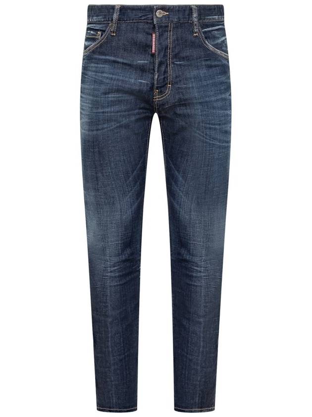 Men's Washed Maple Cool Guy Skinny Jeans Blue - DSQUARED2 - BALAAN 2