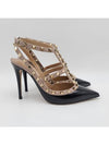 Rockstud two-tone leather pump heels - VALENTINO - BALAAN.