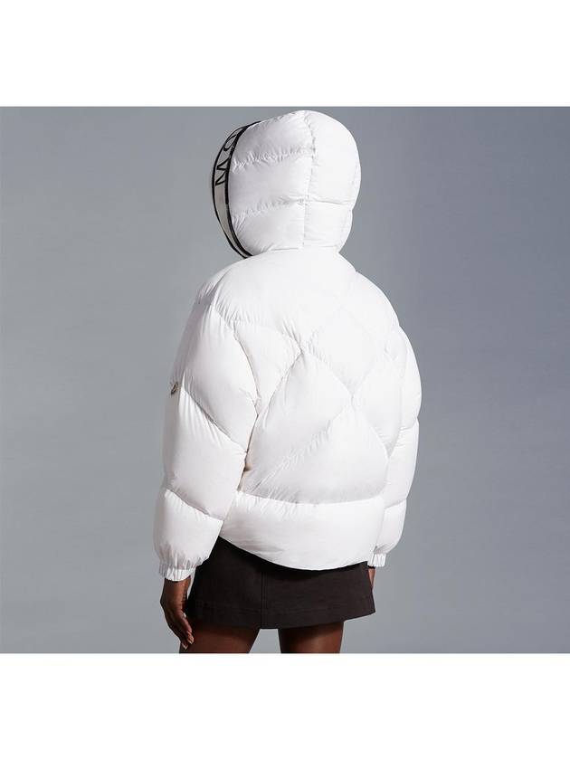 Estom Quilted Short Padding Off White - MONCLER - BALAAN 4