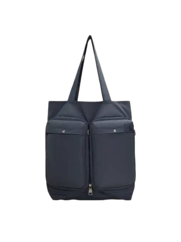 Jeans Packable Helmet Tote Bag Charcoal - CALVIN KLEIN - BALAAN 1