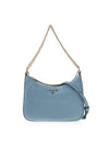 Jet Set Charm Medium Logo Shoulder Bag Blue - MICHAEL KORS - BALAAN 1