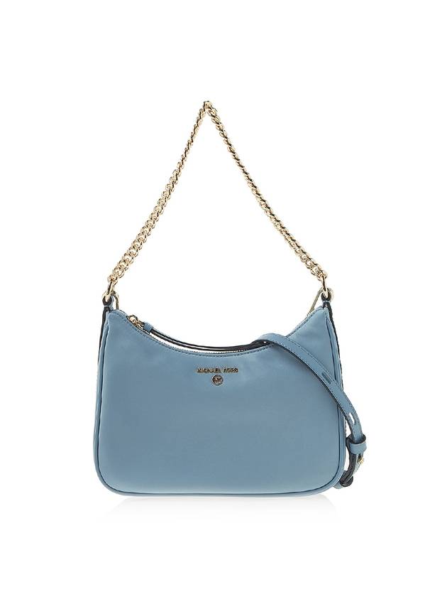 Jet Set Charm Medium Logo Shoulder Bag Blue - MICHAEL KORS - BALAAN 1