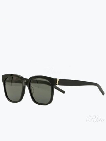 Eyewear Logo Plaque Acetate Sunglasses Black - SAINT LAURENT - BALAAN 2