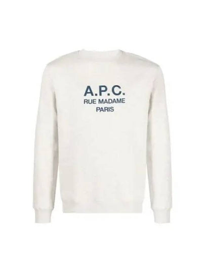 Rufus Embroidery Logo Sweatshirt Grey - A.P.C. - BALAAN 2