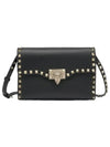 Women's Rockstud Small Shoulder Bag Black - VALENTINO - BALAAN 2