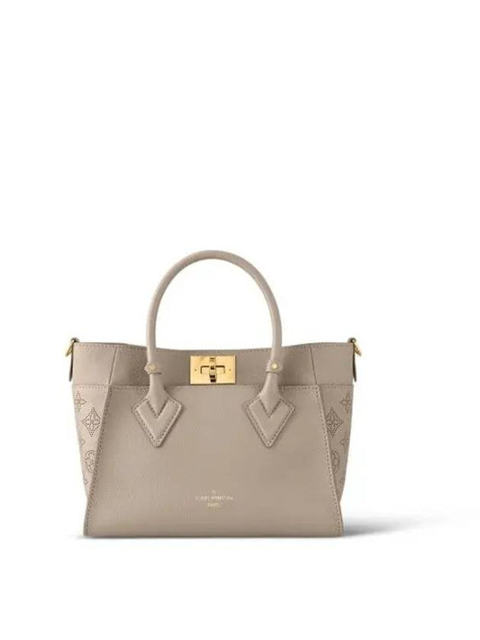 On My Side PM Tote Bag Grey - LOUIS VUITTON - BALAAN 2