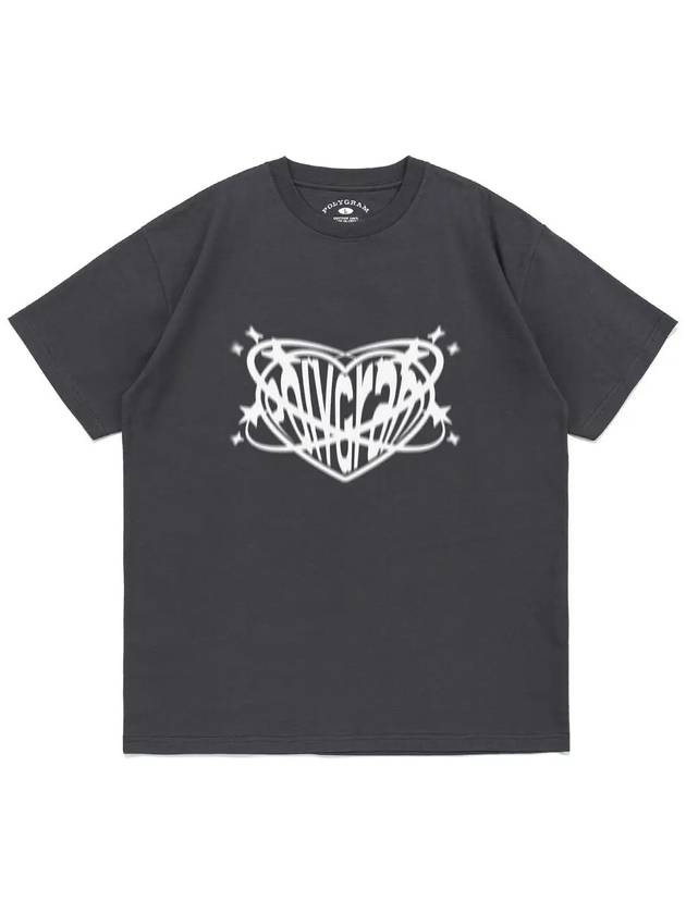 HEART ORBIT T SHIRTS CHARCOAL - POLYGRAM - BALAAN 3