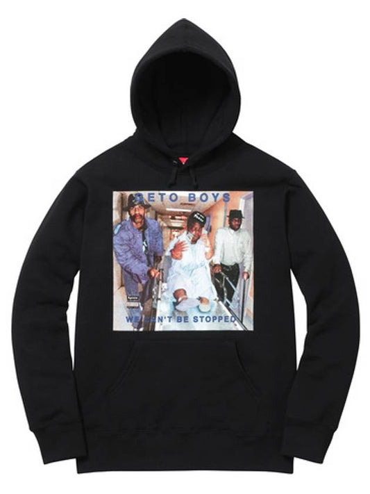 Rap A Lot Records Geto Boys Hooded Sweatshirt Black - SUPREME - BALAAN 1