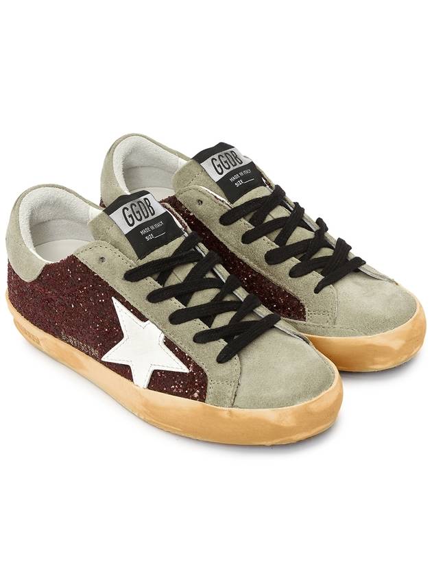 Superstar Clitter Low Top Sneakers Bordeaux - GOLDEN GOOSE - BALAAN 4