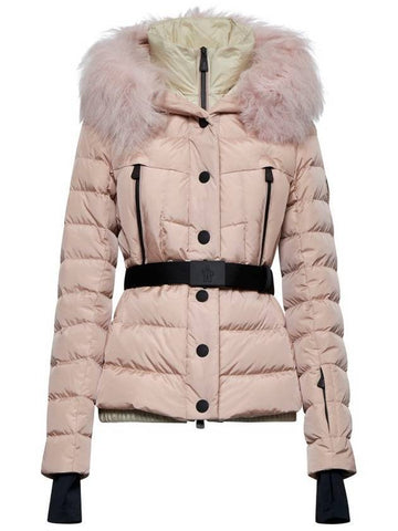 Grenoble Beverley Hooded Ski Short Padded Light Pink - MONCLER - BALAAN 1