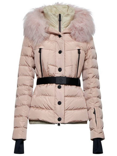 Grenoble Beverley Hooded Ski Short Padded Light Pink - MONCLER - BALAAN 1