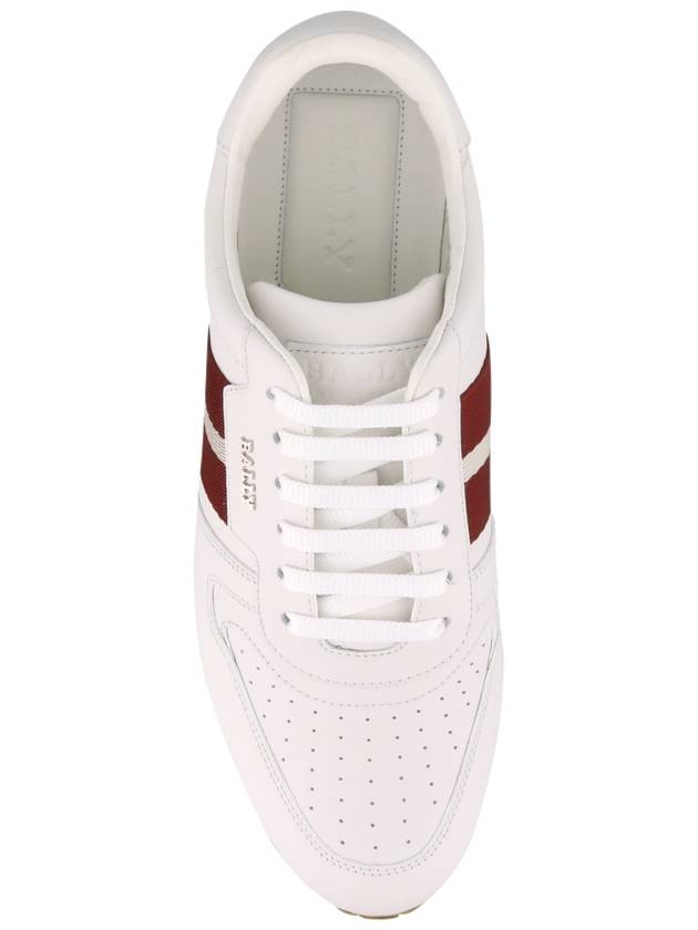 Astel Leather Low Top Sneakers White - BALLY - BALAAN 6