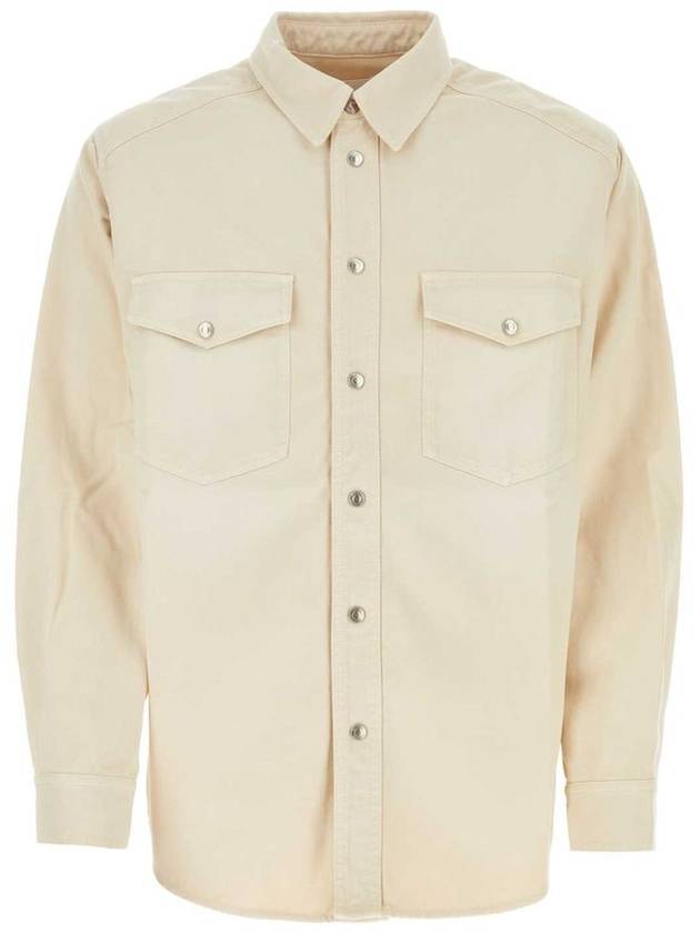 Long Sleeve Shirt CH0102HB B1H07H23EC BEIGE - ISABEL MARANT - BALAAN 2