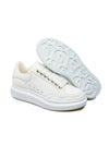 Larry Two Tone Suede Leather Low Top Sneakers White - ALEXANDER MCQUEEN - BALAAN 6