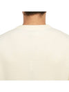 Crewneck Full Rib Wool Knit Top White - STONE ISLAND - BALAAN 8