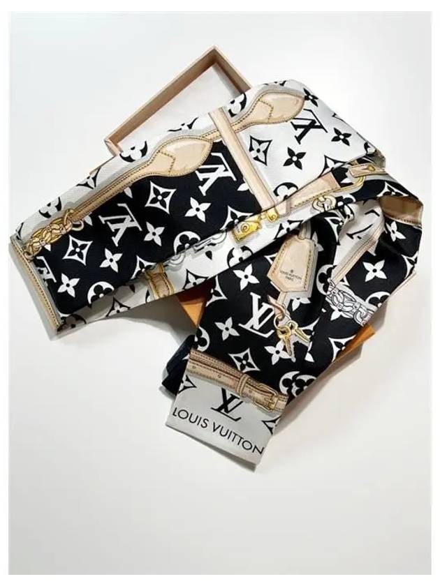 Monogram Confidential Scarf Black - LOUIS VUITTON - BALAAN 7