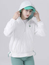 Hooded Zip-up Anorak Packable High Function Waterproof White Rain Jacket DO3222WB41-1 - DOYOUKNOWMC GOLF WEAR - BALAAN 3