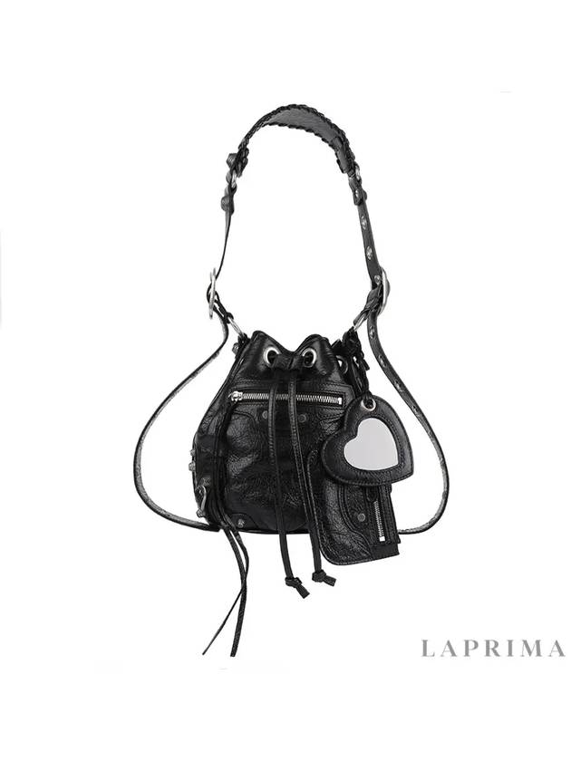 Le Cagole Bucket Bag Black - BALENCIAGA - BALAAN 9