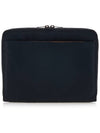 Men's Logo Patch Clutch Bag Black - BALENCIAGA - BALAAN.