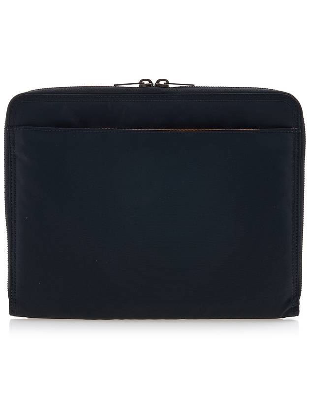 Men's Logo Patch Clutch Bag Black - BALENCIAGA - BALAAN.