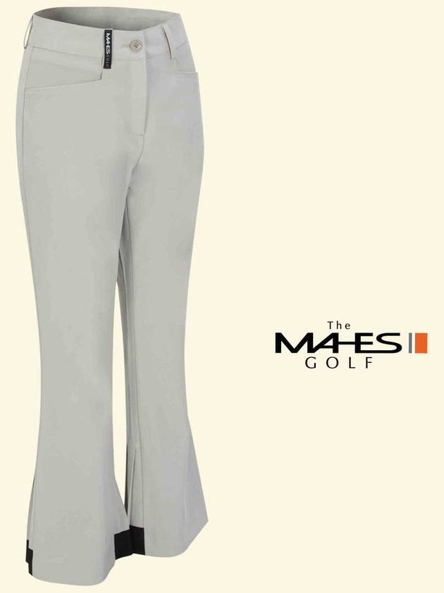 Orange Label Siwon Material Bootcut Pleated Pants Women s Beige GPW8152 - MAHES - BALAAN 1