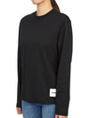 Women's Organic Cotton Long Sleeve T Shirt 3 Pack Black - JIL SANDER - BALAAN 6