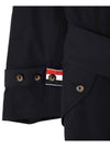 Poly Twill Car Single Coat Black - THOM BROWNE - BALAAN 4