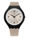 SVUB101 Small Skinsand Men's Leather Watch - SWATCH - BALAAN 1