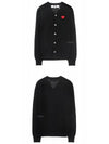 AZ-N008-051-1 Red Waffen Black Men’s Cardigan THONS - COMME DES GARCONS - BALAAN 5