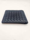 Daol Beomeo Branch Bottega Intrecciato Half Wallet Navy Condition B - BOTTEGA VENETA - BALAAN 3