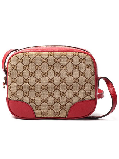 GG Disco Canvas Cross Bag Beige Red - GUCCI - BALAAN 2