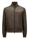 Reppe Rain Zip-Up Jacket Dark Green - MONCLER - BALAAN 1