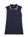 Women's Antonia Golf Polo Shirt Navy - J.LINDEBERG - BALAAN 2