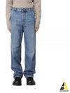 Cotton Straight Jeans Blue - BOTTEGA VENETA - BALAAN 2