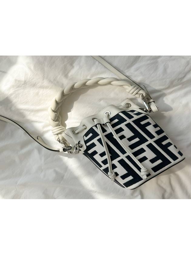 Montresor FF Mini Multi Bucket Bag White Black - FENDI - BALAAN 3