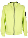 Wappen Patch Soft Shell Hooded Jacket Lemon - STONE ISLAND - BALAAN 2